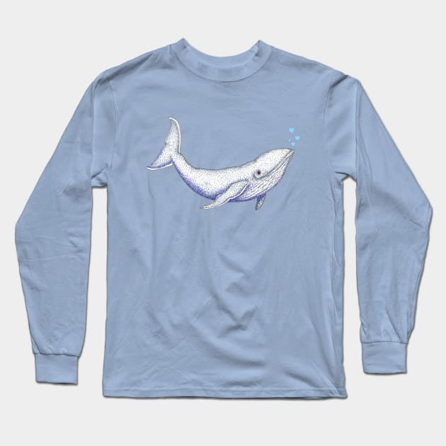 Whale Watchers Long Sleeve T-Shirt by Zenferren